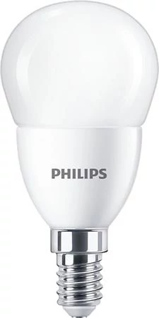 LED izzó, E14, kisgömb, P48, 7W, 806lm, 2700K, PHILIPS 