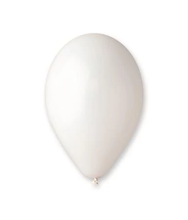 Léggömb, 30 cm, fehér