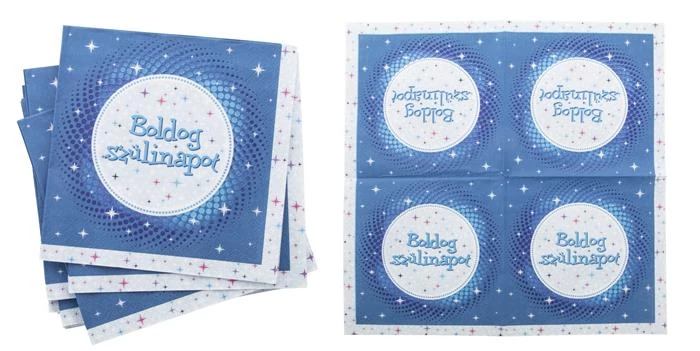 Szalvéta, 3 rétegű, 33x33 cm, 