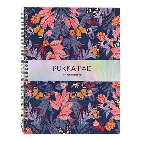 Spirálfüzet, A4+, vonalas, 80 lap, PUKKA PAD 