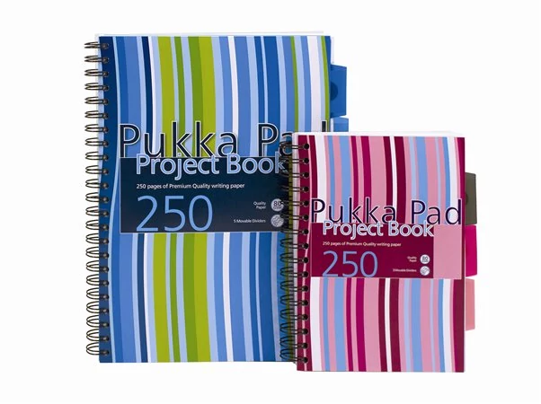 Spirálfüzet, A5, vonalas, 125 lap, PUKKA PAD 