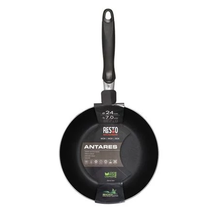 Wok serpenyő, 24 cm, RESTO 