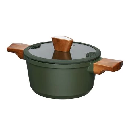 Főzőedény / lábas, fedővel, 20 cm, 2,6L, RESTO 