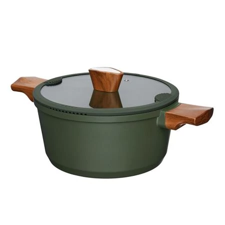 Főzőedény / lábas, fedővel, 24 cm, 4,6L, RESTO 