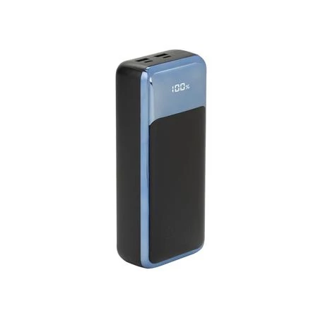 Hordozható akkumulátor, laptopokhoz, 30000mAh, QC/PD 65W, RIVACASE 