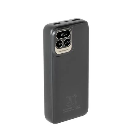Hordozható akkumulátor, 20000mAh, QC/PD 20W, RIVACASE 