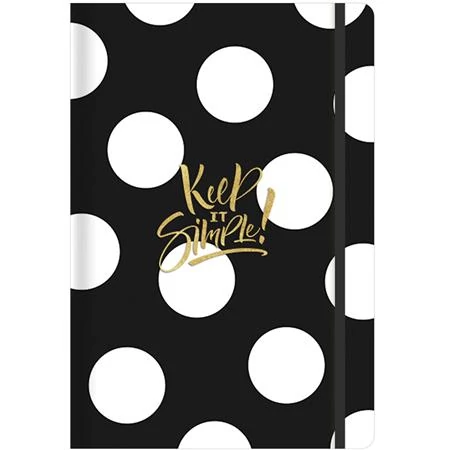 Jegyzetfüzet, A5, vonalas, sima, pontrácsos, 96 lap, keményfedeles, SHKOLYARYK 