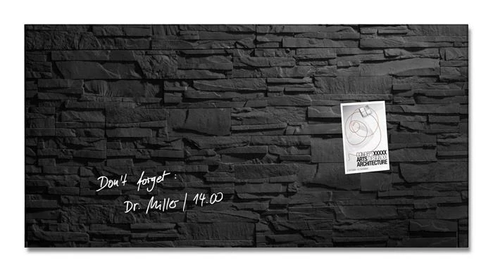 Mágneses üvegtábla,  46x91 cm, SIGEL 