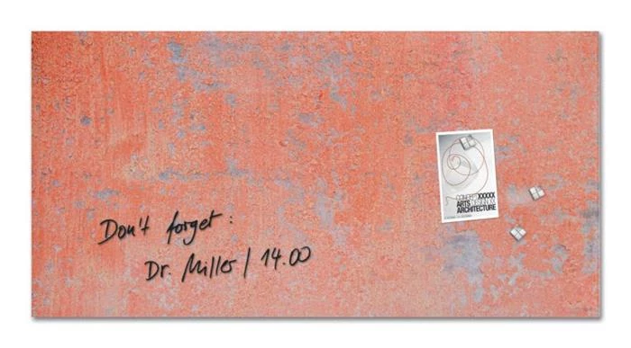 Mágneses üvegtábla, 91x46x1,5 cm, SIGEL 