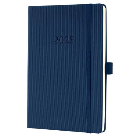 Naptár, A5, heti, 2025, kemény borító, SIGEL 