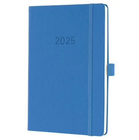 Naptár, A5, heti, 2025, kemény borító, SIGEL 