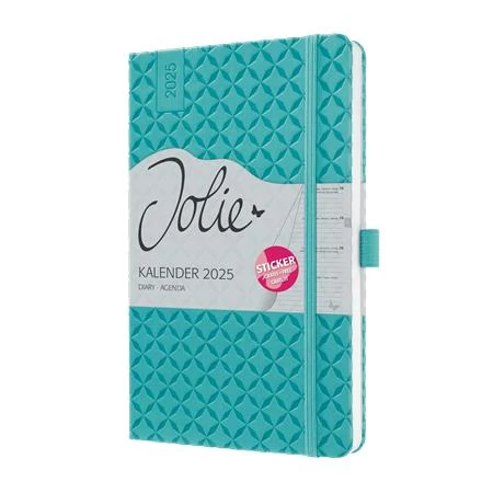 Naptár, A5, heti, 2025, kemény borító, SIGEL 