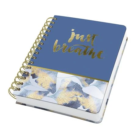 Spirálfüzet, 168x215 mm, pontrácsos, 120 lap, keményfedeles, SIGEL 