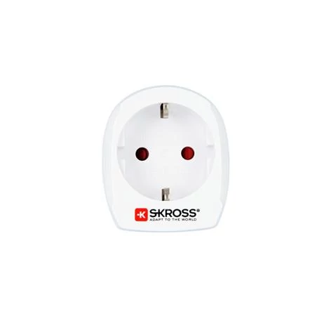 Adapter, Egyesült Államokba utazóknak, földelt, SKROSS
