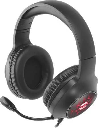 Fejhallgató, mikrofonnal, vezetékes, gaming, USB-A, SPEEDLINK 