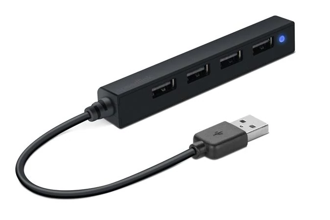 USB elosztó-HUB, 4 port, USB 2.0, SPEEDLINK 