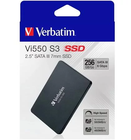 SSD (belső memória), 1TB, SATA 3, 500/520MB/s, VERBATIM 