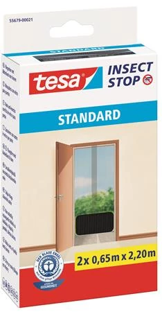 Szúnyogháló, ajtóra, öntapadó, 2,2 x 1,2 m, TESA 