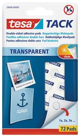 Ragasztópont, kétoldalas, 72 db, TESA 