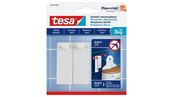 Akasztószög, öntapadó, TESA 
