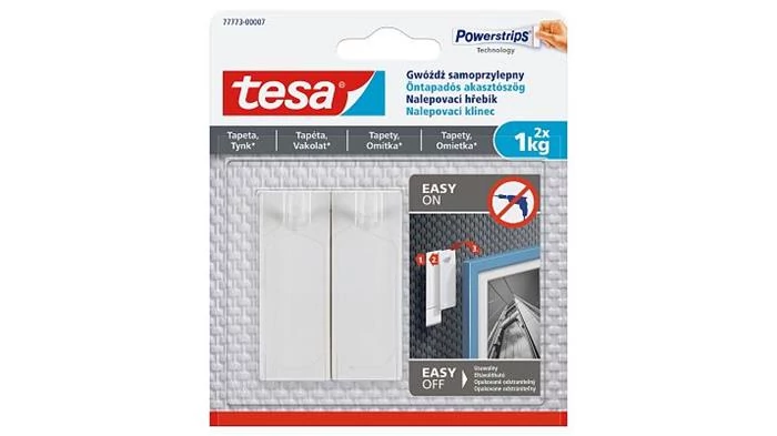 Akasztószög, öntapadós, TESA 