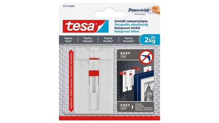 Akasztószög, öntapadó, állítható, TESA 