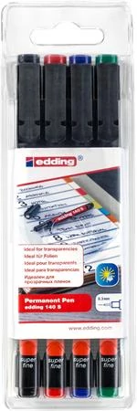 Alkoholos marker készlet, OHP, 0,3 mm, EDDING 