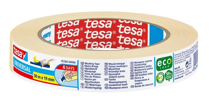 Festő- és mázolószalag, 19 mm x 50 m, TESA 