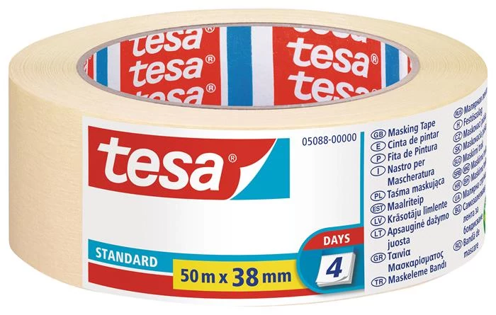 Festő- és mázolószalag, 38 mm x 50 m, TESA 