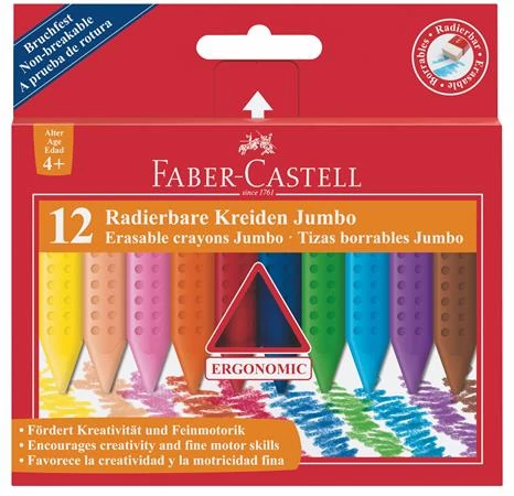 Zsírkréta, háromszögletű, FABER-CASTELL 