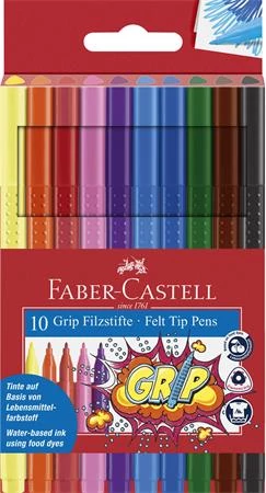 Filctoll készlet, háromszögletű, FABER-CASTELL 