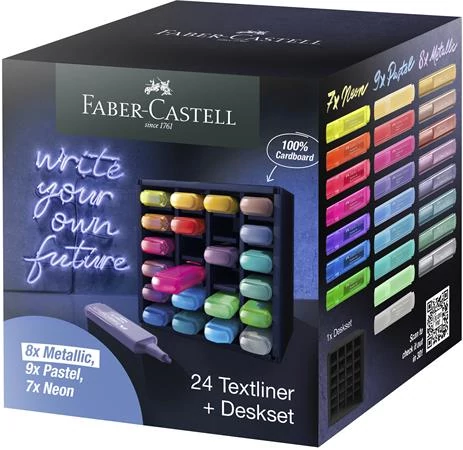 Szövegkiemelő készlet, 1-5 mm, FABER-CASTELL 