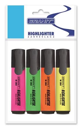 Szövegkiemelő készlet, 1-5 mm, GRANIT 