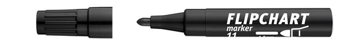 Flipchart marker, 1-3 mm, kúpos, ICO 