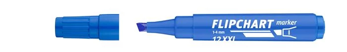 Flipchart marker, 1-4 mm, vágott, ICO 