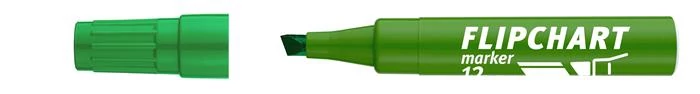 Flipchart marker, 1-4 mm, vágott, ICO 