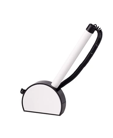 Ügyféltoll, 0,8 mm, fekete-fehér tolltest, ICO, 