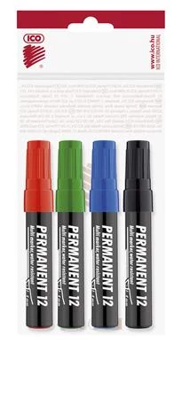 Alkoholos marker készlet, 1-4 mm, vágott, ICO 