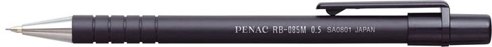 Nyomósirón, 0,5 mm, fekete tolltest, PENAC 
