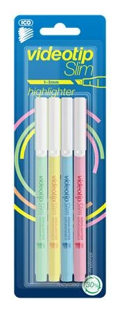 Szövegkiemelő készlet, 1-3 mm, ICO 