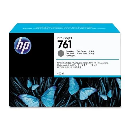CM996A Tintapatron DesignJet T7100 nyomtatóhoz, HP 761, sötét szürke, 400 ml