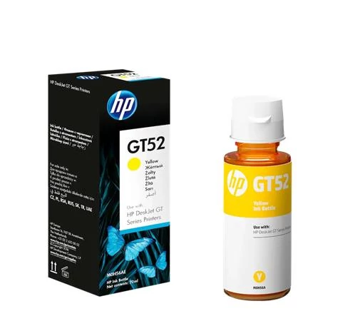 M0H56AE Tinta, Designjet GT 5810, InkTank 410 nyomtatókhoz, HP GT52, sárga, 8k