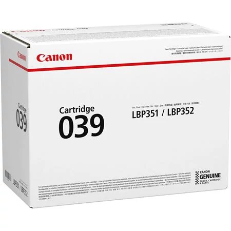 CRG-039 Lézertoner i-SENSYS LBP351x, LBP352x nyomtatókhoz, CANON, fekete, 11k
