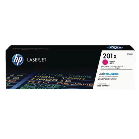 CF403X Lézertoner Color LaserJet Pro M252, M277 nyomtatóhoz, HP 201X, magenta, 2,3k