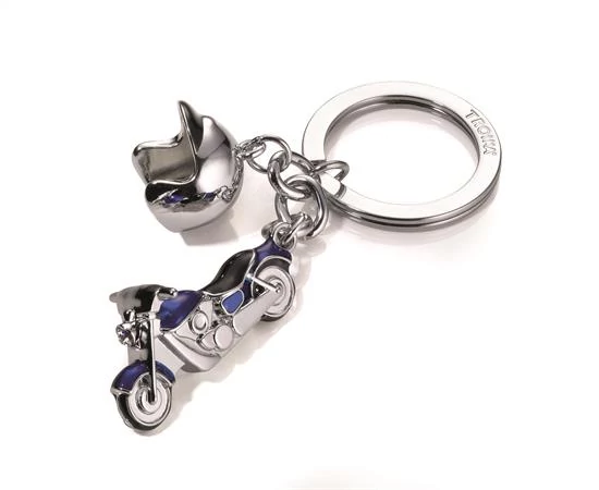 Kulcstartó, 2 charm dísszel, SWAROVSKI® kristályokkal, TROIKA 