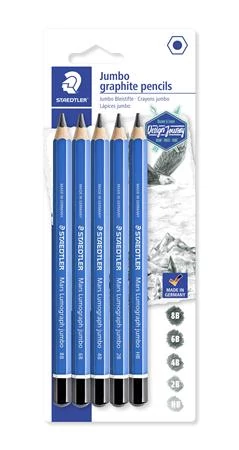 Grafitceruza készlet, jumbo, hatszögletű, STAEDTLER 