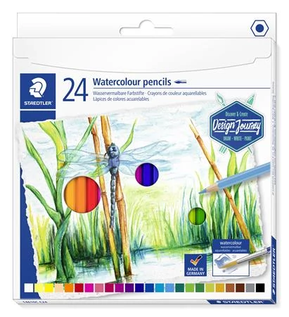 Akvarell ceruza készlet, hatszögletű, STAEDTLER® 