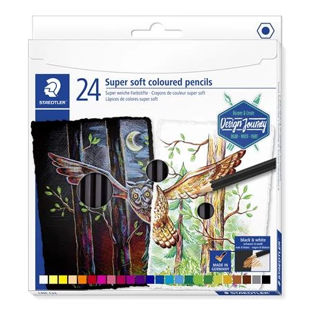 Színes ceruza készlet, hatszögletű, STAEDTLER 