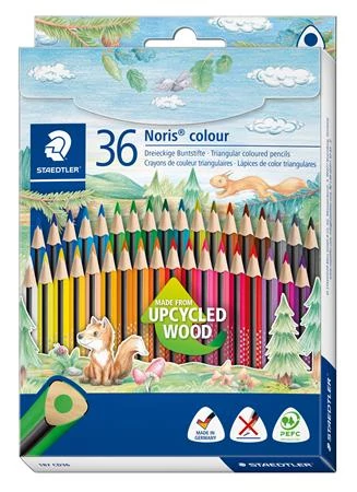 Színes ceruza készlet, háromszögletű, STAEDTLER 