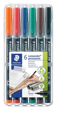 Alkoholos marker készlet, OHP, 0,4 mm, STAEDTLER 
